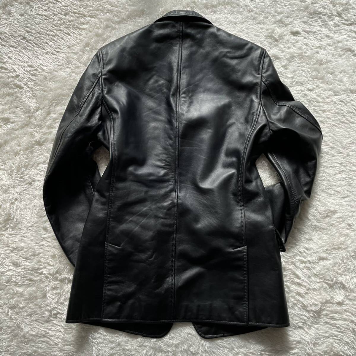 1円 【漂う高級感】 美品 Paul Smith ポールスミス レザージャケット 