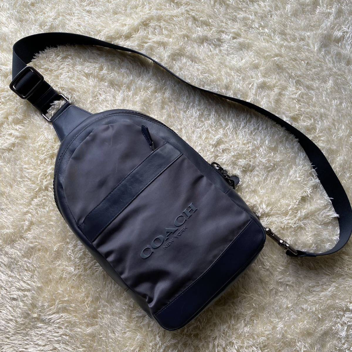 コーチ ボディバッグ COACH ショルダーバッグ レザー 1円 - バッグ 
