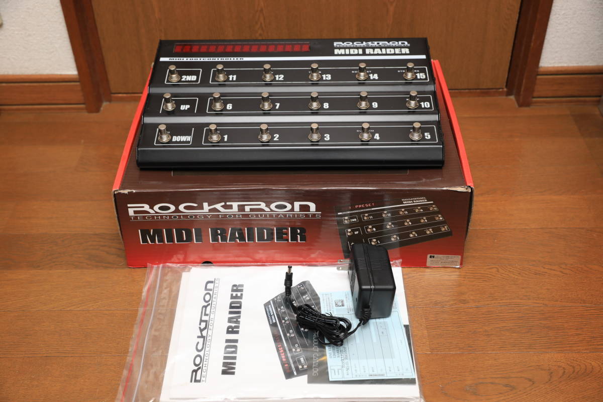 ROCKTRON(ロックトロン) Midi Raider RT1460 MIDIフットスイッチ