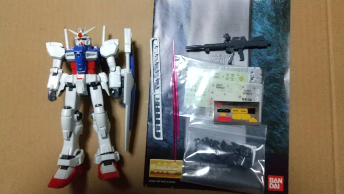 バンダイ Mg ガンダム試作1号機 Rx 78 Gp01 素組 ジャンク 完成品 売買されたオークション情報 Yahooの商品情報をアーカイブ公開 オークファン Aucfan Com
