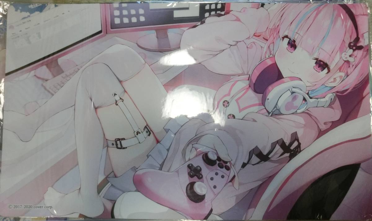 湊あくあ プレイマット ホロライブ Vtuber ホロライブ 湊あくあ プレイ