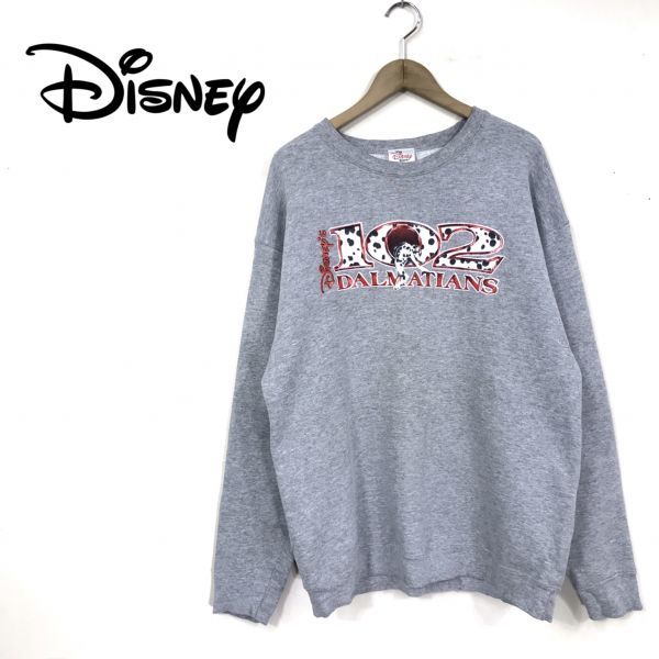 I392 O Usa製 Disney Store ディズニーストア コットントレーナー Sizel グレー 101匹わんちゃん 102 スウェット トップス メンズ Lサイズ 売買されたオークション情報 Yahooの商品情報をアーカイブ公開 オークファン Aucfan Com