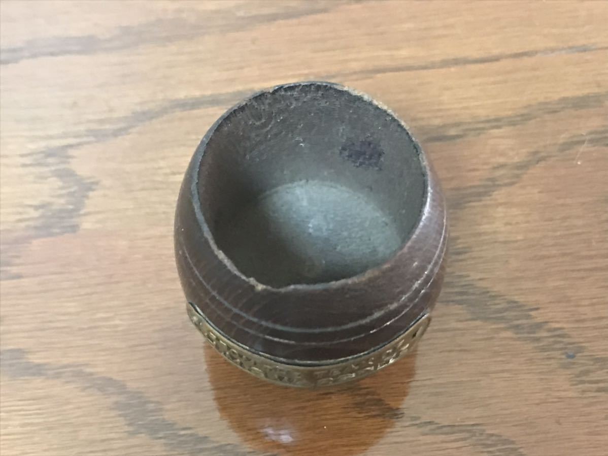 戦艦ウォースパイト 記念品 実物甲板木材使用 小型マッチ入れ :WW1 WW2
