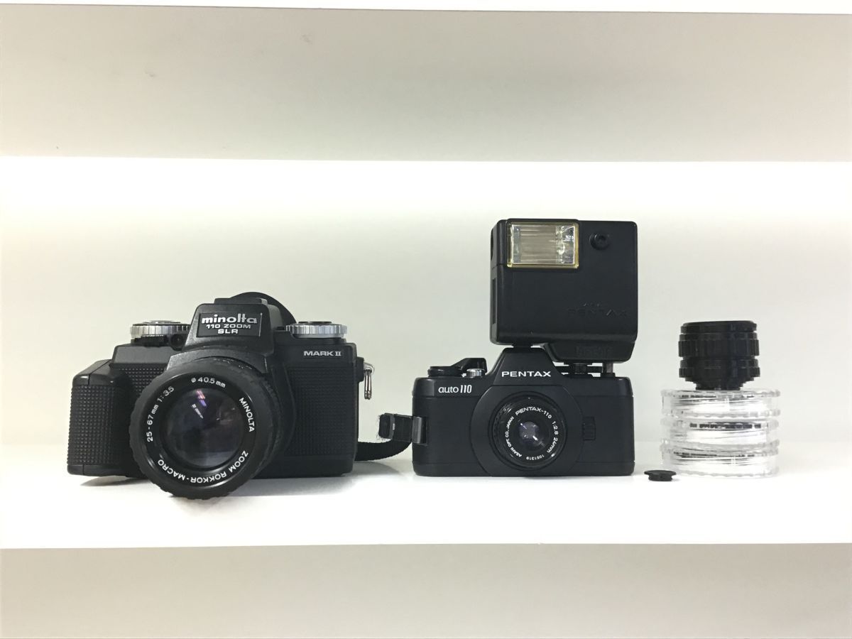 低価，新作 Pentax Auto 110 Minolta 110 Zoom 付属品有 他 コンパクトフィルムカメラ 計 8点セット まとめ ジャンク品 3377TMC(コンパクトカメラ)｜売買されたオークション情報、yahooの商品情報をアーカイブ公開 - コンパクトカメラ