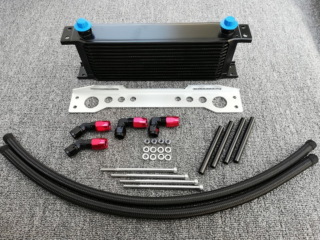 XJR1300オイルクーラー XJR1300 XJR1200 オイルクーラー（15-1114黒）(冷却装置)｜売買された