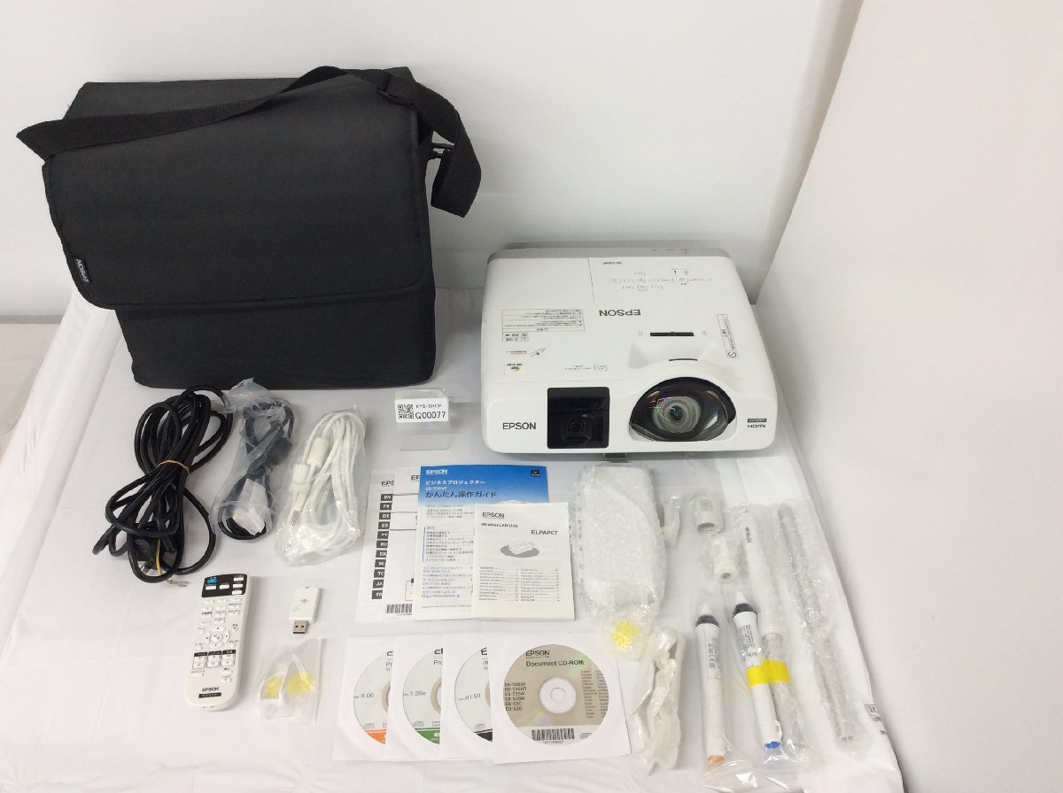 【爆買い，2025】 EPSON 液晶プロジェクター EB-536WT 3400lm ランプ点灯時間 684H