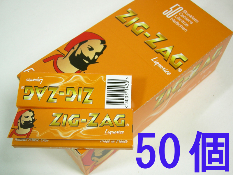 ZIGZAG ジグザグ リコリスペーパー 1箱 50個 手巻きタバコ用(喫煙グッズ)｜売買されたオークション情報、yahooの商品情報をアーカイブ公開 - オークファン その他