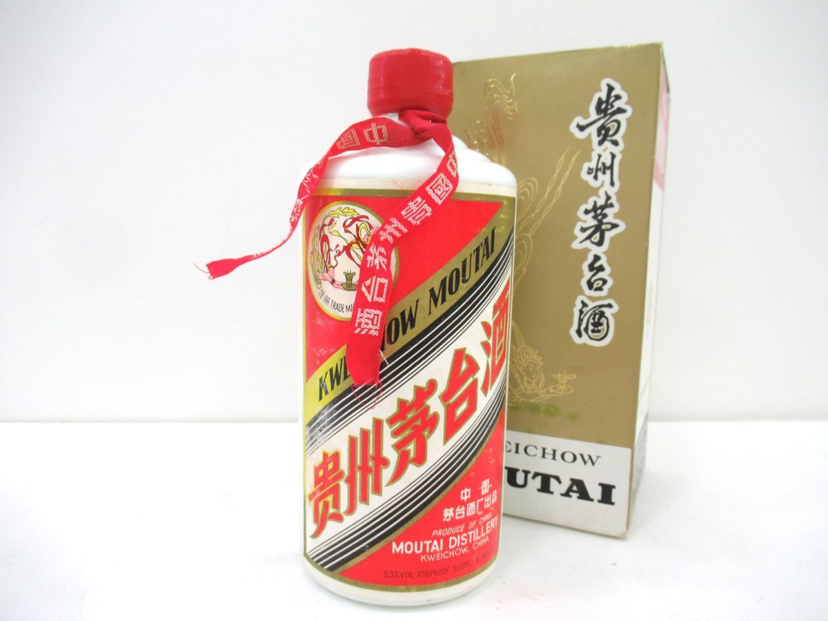 貴州茅台酒 マオタイ酒 100ml 53% 6本セット ☆古酒1円～ 貴州茅台酒 マオタイ酒 53度 500ml A6F2407 ☆古酒1円