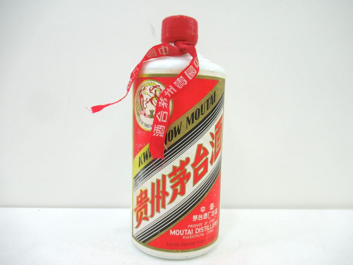 古酒 1円~スタート 貴州茅台酒 マオタイ酒 天女ラベル 年代不明 500ml