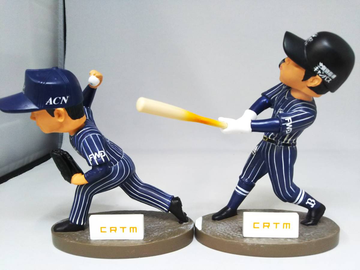 非売品 Bs選手ボブルヘッド 吉田正尚 山本泰輔 山岡由伸 アダム 