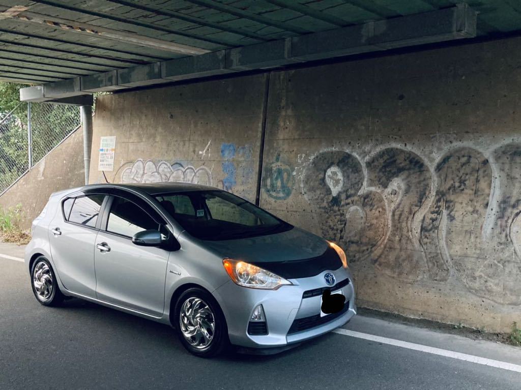 アクア priusc nhp10 ノーズブラ USDM Lebra(外装、エアロ)｜売買され