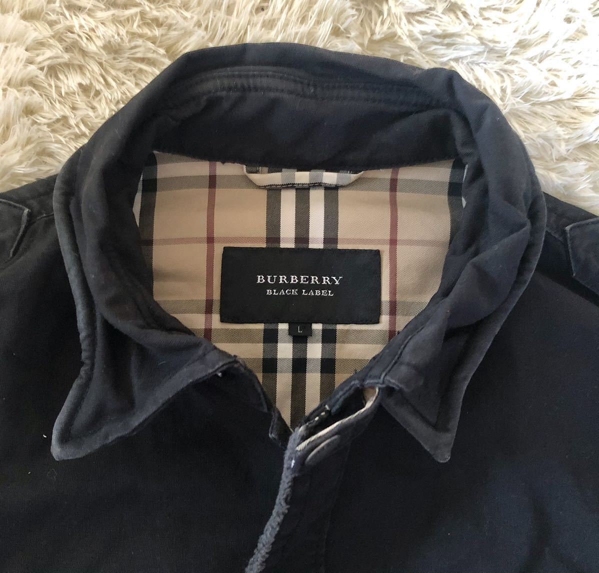 希少Lサイズ バーバリーブラックレーベル デニムジャケット ジージャン