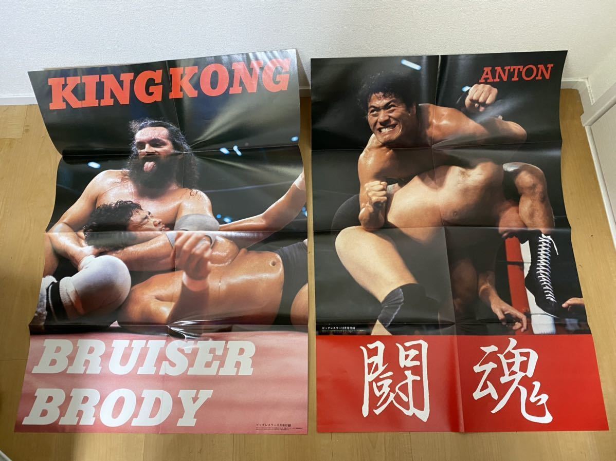 雑誌 ビッグレスラー 1983年2月～12月号 ポスターあり タイガー