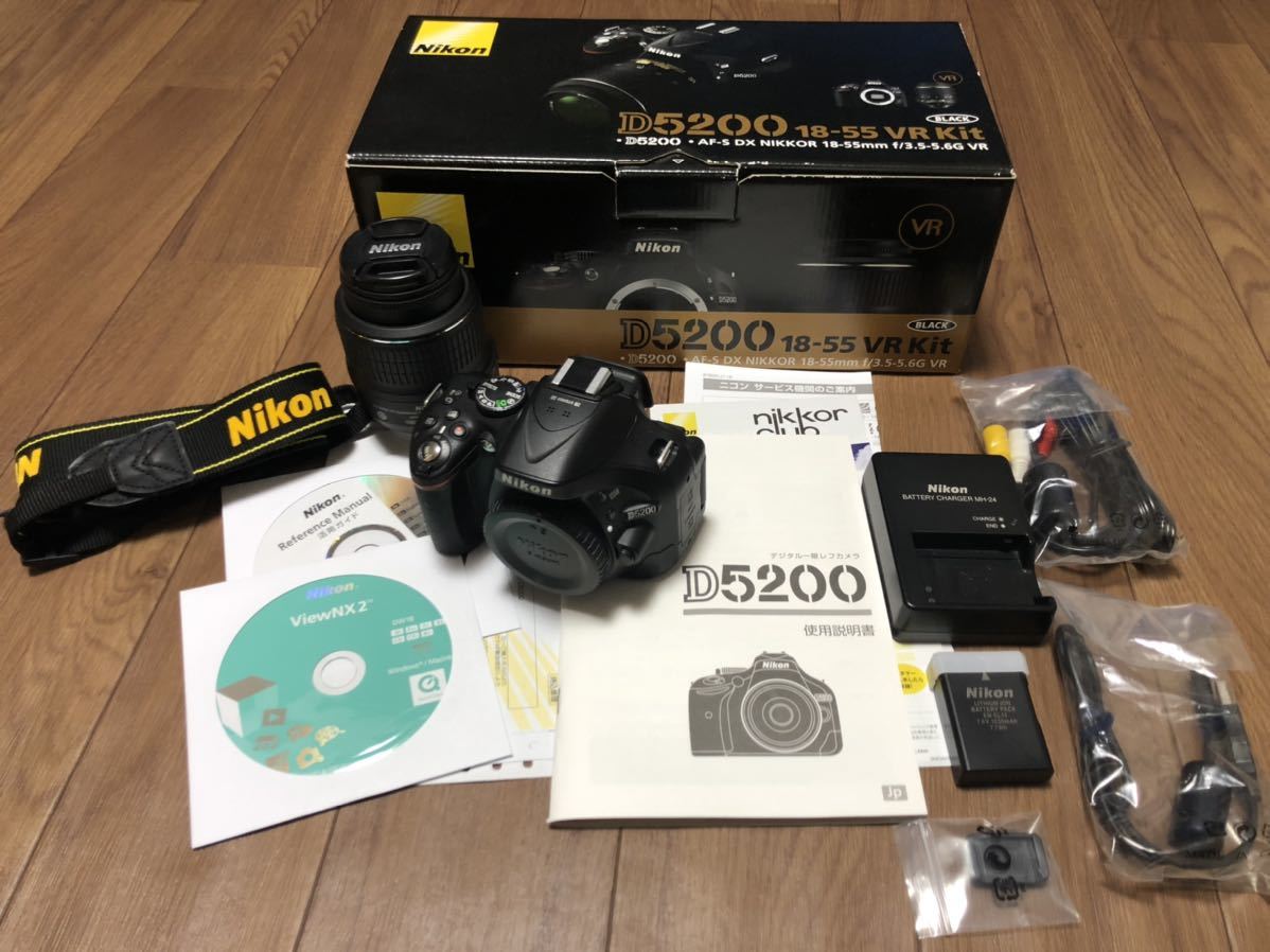 おまけ2点付き D5200 18-55 VR レンズキット ニコン Nikon Nikon D5200