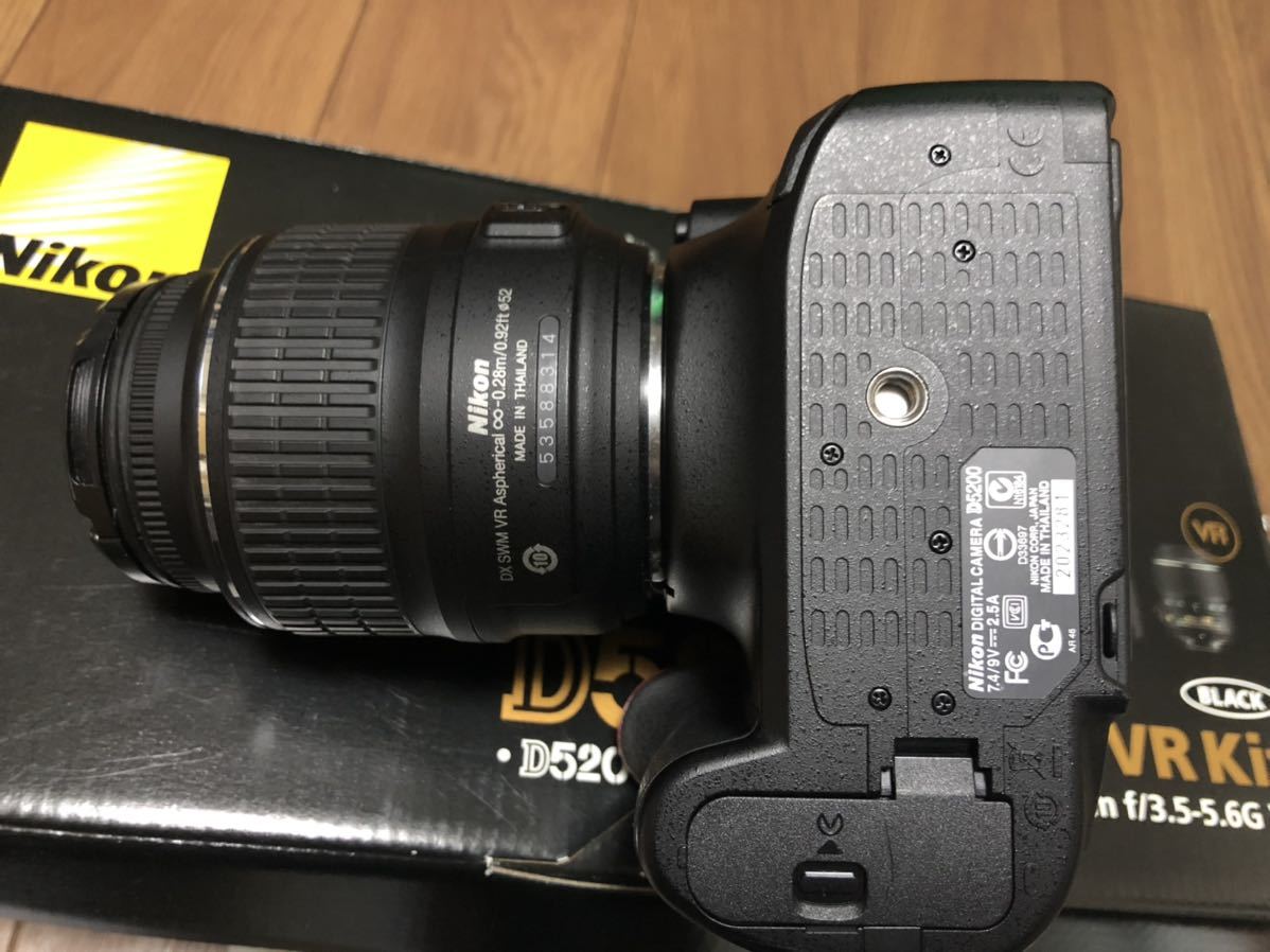 おまけ2点付き D5200 18-55 VR レンズキット ニコン Nikon Nikon D5200