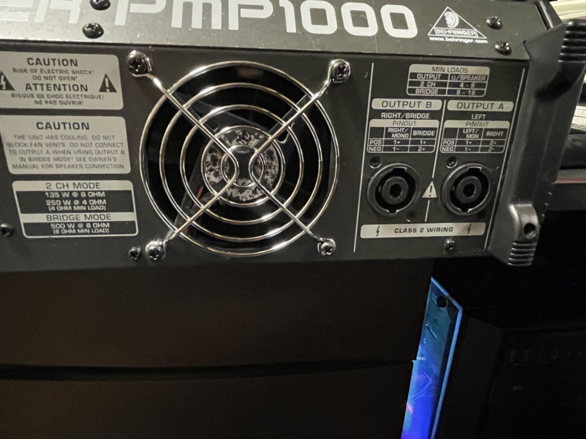 BEHRINGER ベリンガー パワードミキサー EUROPOWER/PMP1000 ゲーター