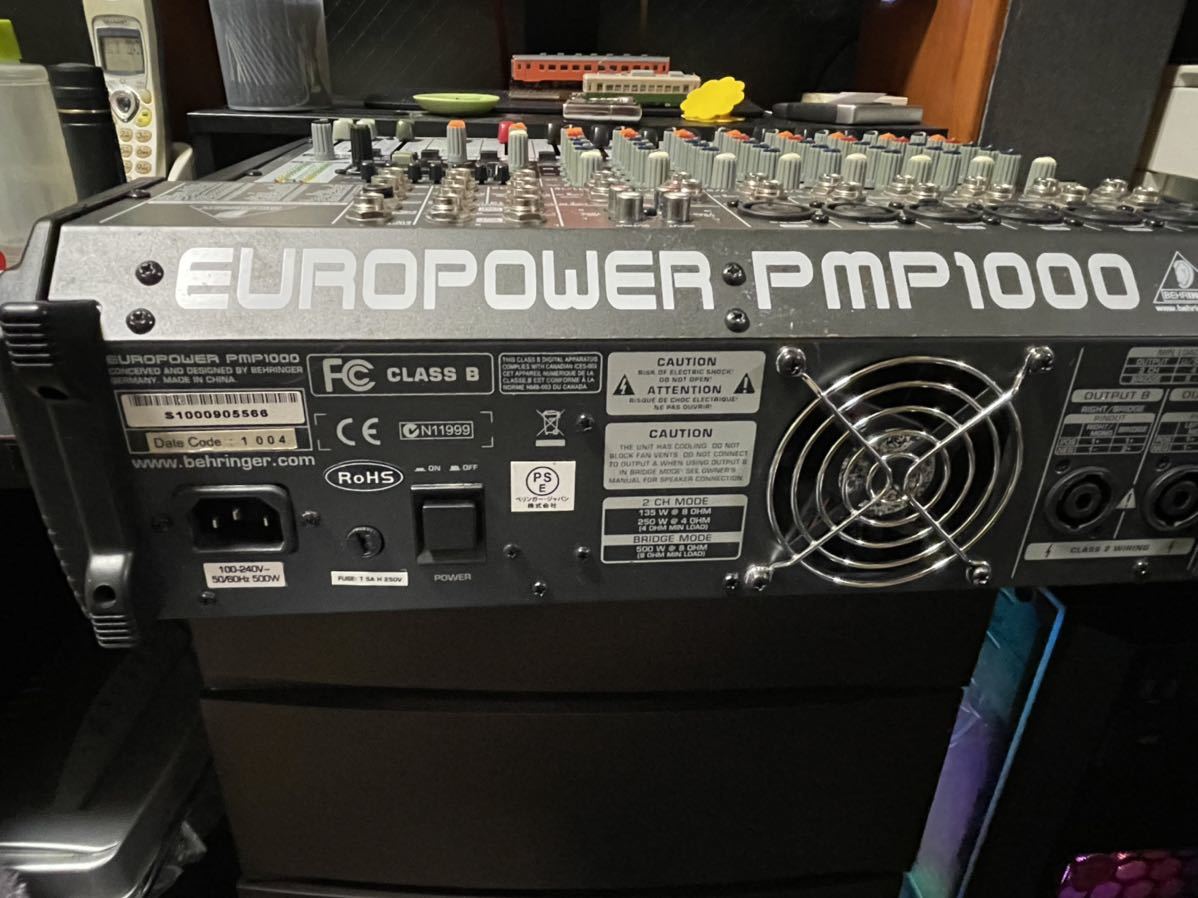 BEHRINGER ベリンガー パワードミキサー EUROPOWER/PMP1000 ゲーター