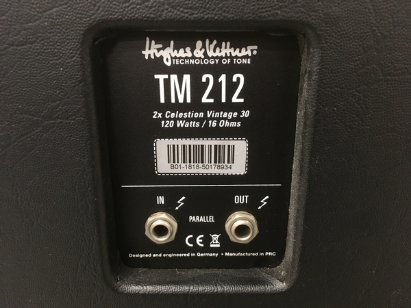 引取限定】Hughes&Kettner TubeMeister TM212 ギター キャビネット 