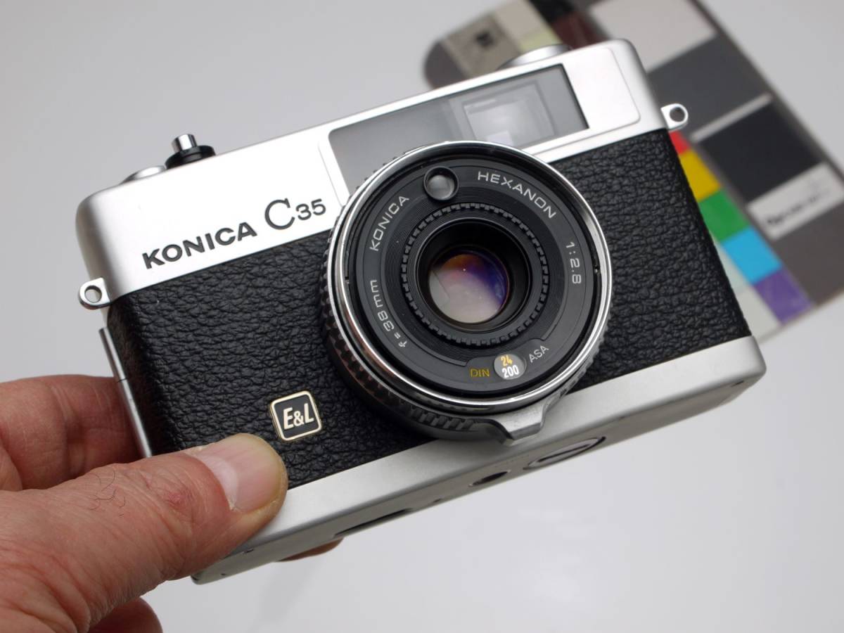 C35 KONICA Konica E＆L 東京CAMERA EFのレトロ可愛いデザインと卓越