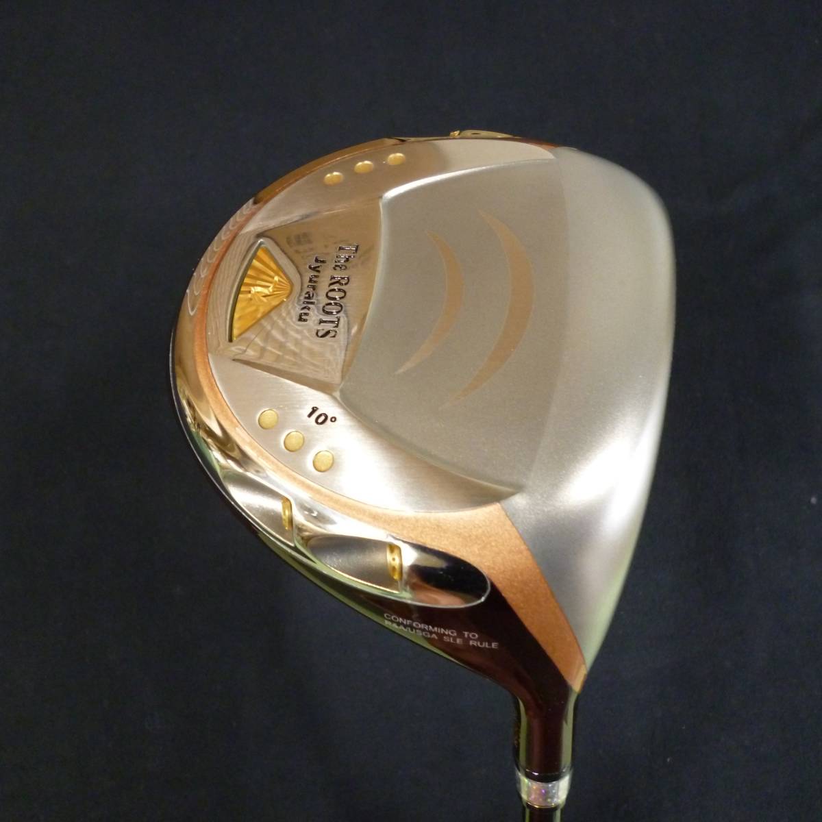 ルーツゴルフ　゛スライス撲滅ドライバー゛　じゅらくチタンドライバー　10°（S）