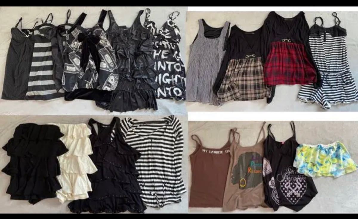 超大量 セット 原色系 服 ギャル シュープ Anap 109 渋谷 レディース コスプレ 衣装 撮影 ミニスカート トップス ミニワンピ キャミ Jk Mサイズ 売買されたオークション情報 Yahooの商品情報をアーカイブ公開 オークファン Aucfan Com