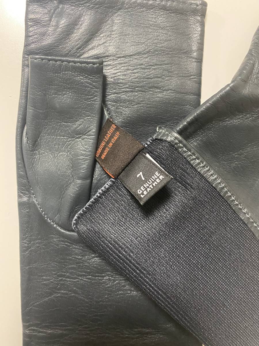 美品】イタリア製 セルモネータ レディース レザー ロンググローブ