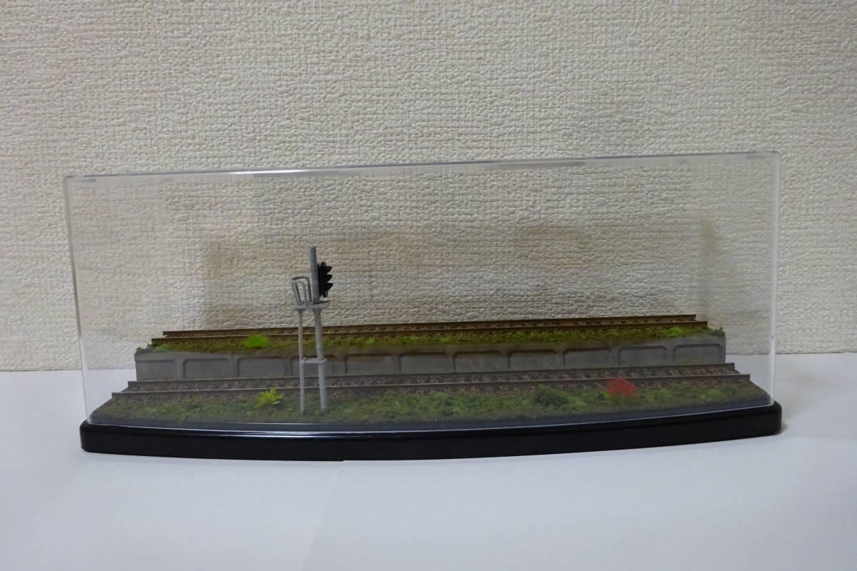 HOゲージ 車両展示台・ジオラマ （クリアケース付） / 鉄道模型 HO