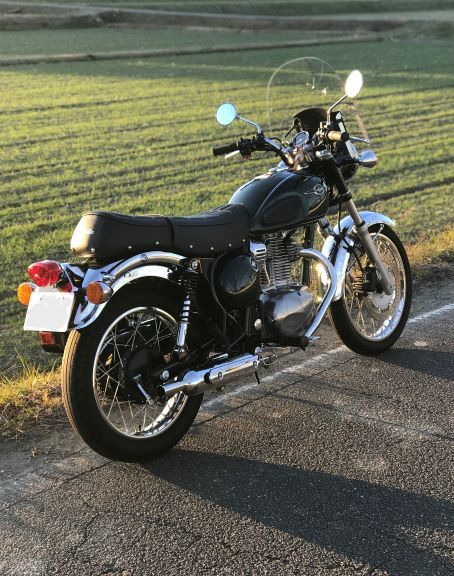 kawasaki/エストレヤ純正/レトロシート/14年以降対応 オートバイ