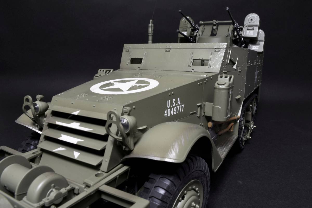 新作入荷，安い 完成品 1/16 M16 ハーフトラック スカイクリーナー 通称：ミートチョッパー(完成品)｜売買されたオークション情報、yahooの商品情報をアーカイブ公開 - オークファン 完成品