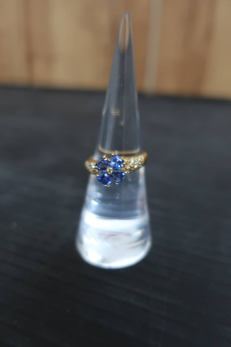 220120-2M]【中古品】《貴金属/アクセサリー》指輪/リング K18 表記 石 