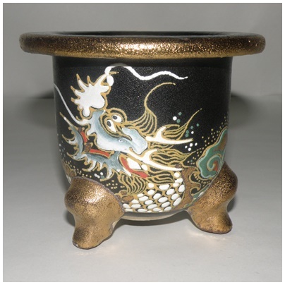 伊万里植木鉢、染付 染付 古伊万里 鉢 唐草 唐華文 MUSEUM