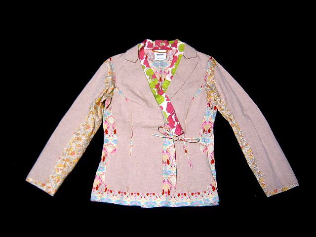 イタリア製 MOSCHINO モスキーノ カシュクール ドッキングデザインのジャケット 切替デザイン 三喜商事 MOSCHINO モスキーノ ファッション コットンニット 新品未使用 BOUTIQUE