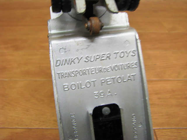 Camion Dinky Supertoys 39A Boilot Petolat - Transporteur Ancien Meccano France 1959 Gris