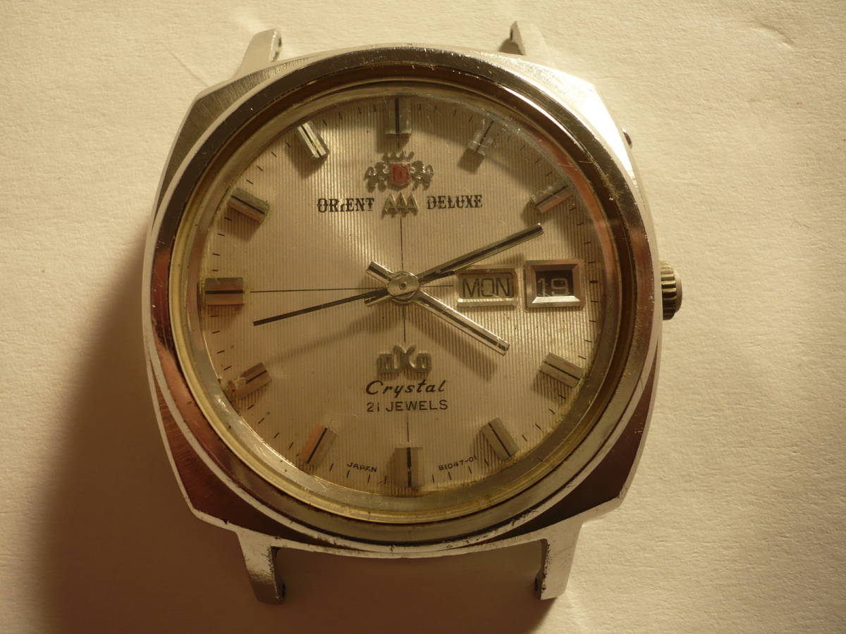 5 定形外可 オリエントAAA DELUXE 自動巻き腕時計 1960年代 