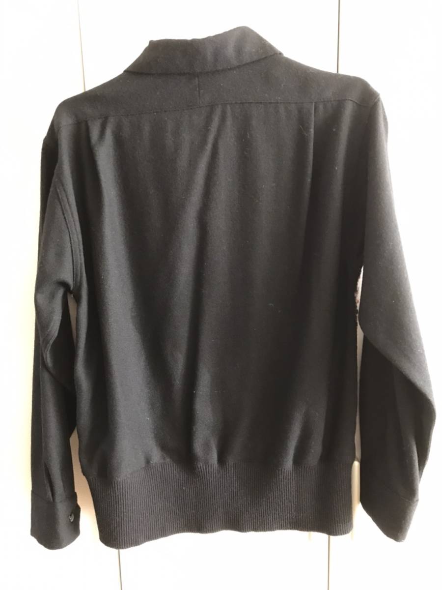美品 DRY BONES ウール切り替えリブシャツ サイズ36 S ドライボーンズ 50S ロカビリー 日本製 フィフティーズ ロックンロール ルード Dry Bones DRY Pullover Leopard Shirt◆◆2トーンヒョウ柄プルオーバーシャツ◆DC-636