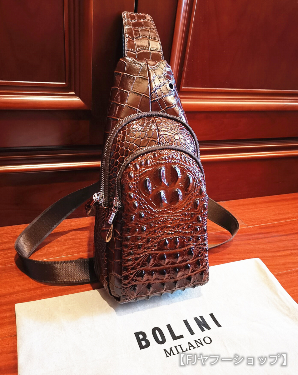 最上級逸品*16万◇イタリア・ミラノ発*BOLINI/ボリニ・最上級牛革 