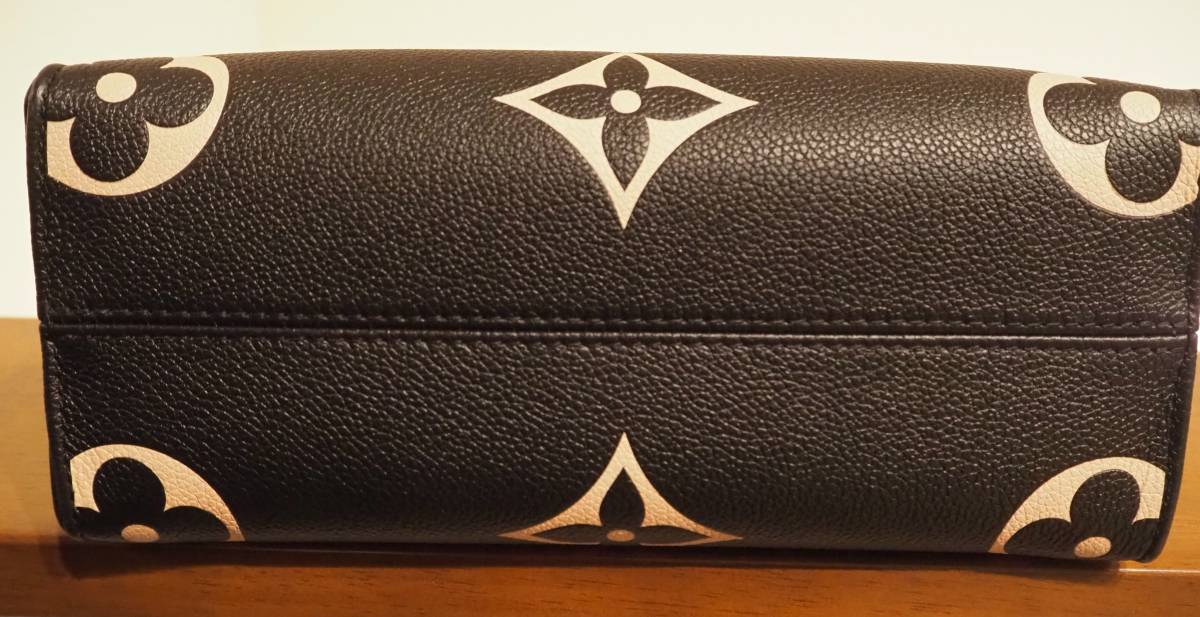 美品【Louis Vuitton】ルイ・ヴィトン☆オンザゴーPM/ブラックベージュ 
