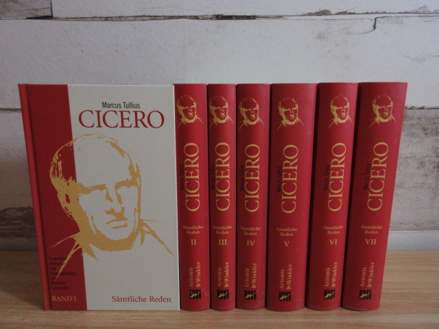 2L5-1『ドイツ語洋書 キケロー弁論集 CICERO 全7巻揃セット』Samtliche