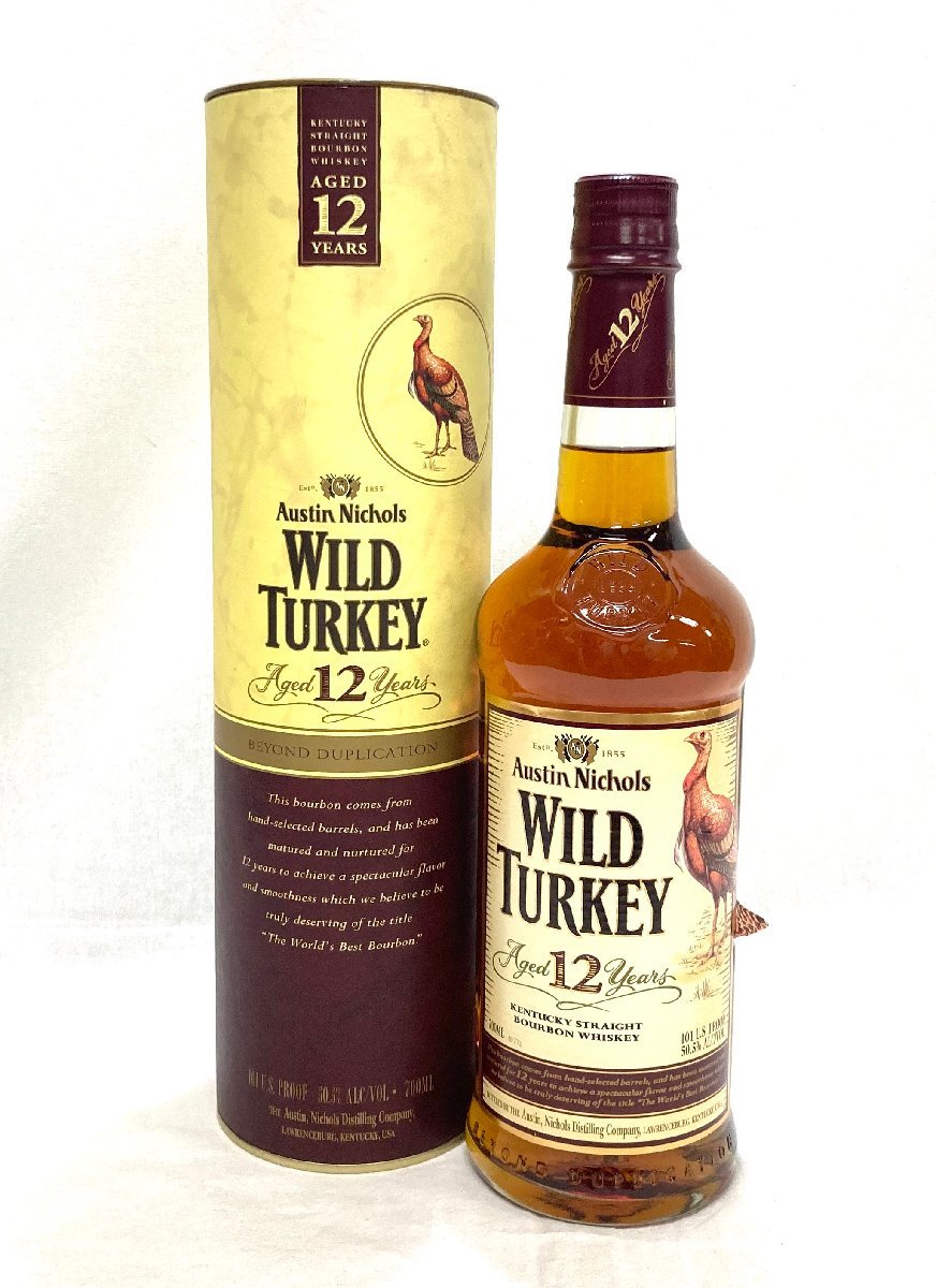 ワイルドターキー Wild Turkey 12年 バーボンウイスキー 700ml 未開封