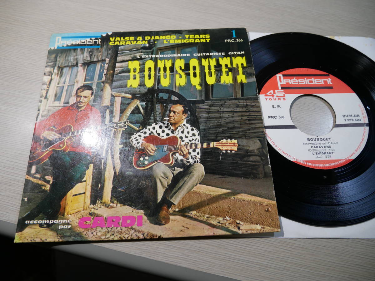  BOUSQUET ACCOMPAGNE PA PAR CARDI/CARAVAN L'EMIGRANT VALSE A DJANGO TEARS FRANCE/President:PRC. 366 7&rdquo; EP/Etienne Patotte Bousquet(ジャズ一般)｜売買されたオークション情報、yahooの商品情報をアーカイブ公開 - オー ジャズ一般