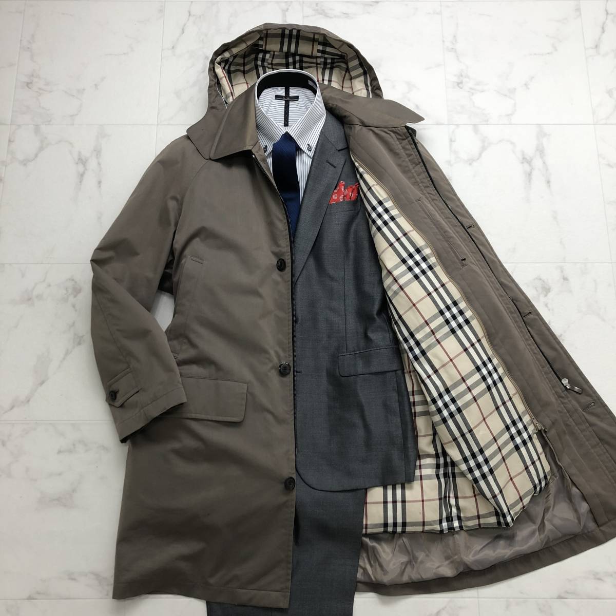 極暖ダウンライナー☆バーバリーロンドン【BURBERRY LONDON】ステン