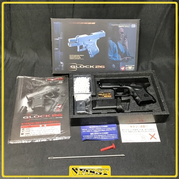  7879 東京マルイ製 GLOCK26 ガスブローバック G26/グロック26(ガスガン)｜売買されたオークション情報、yahooの商品情報をアーカイブ公開 - オークファン ガスガン