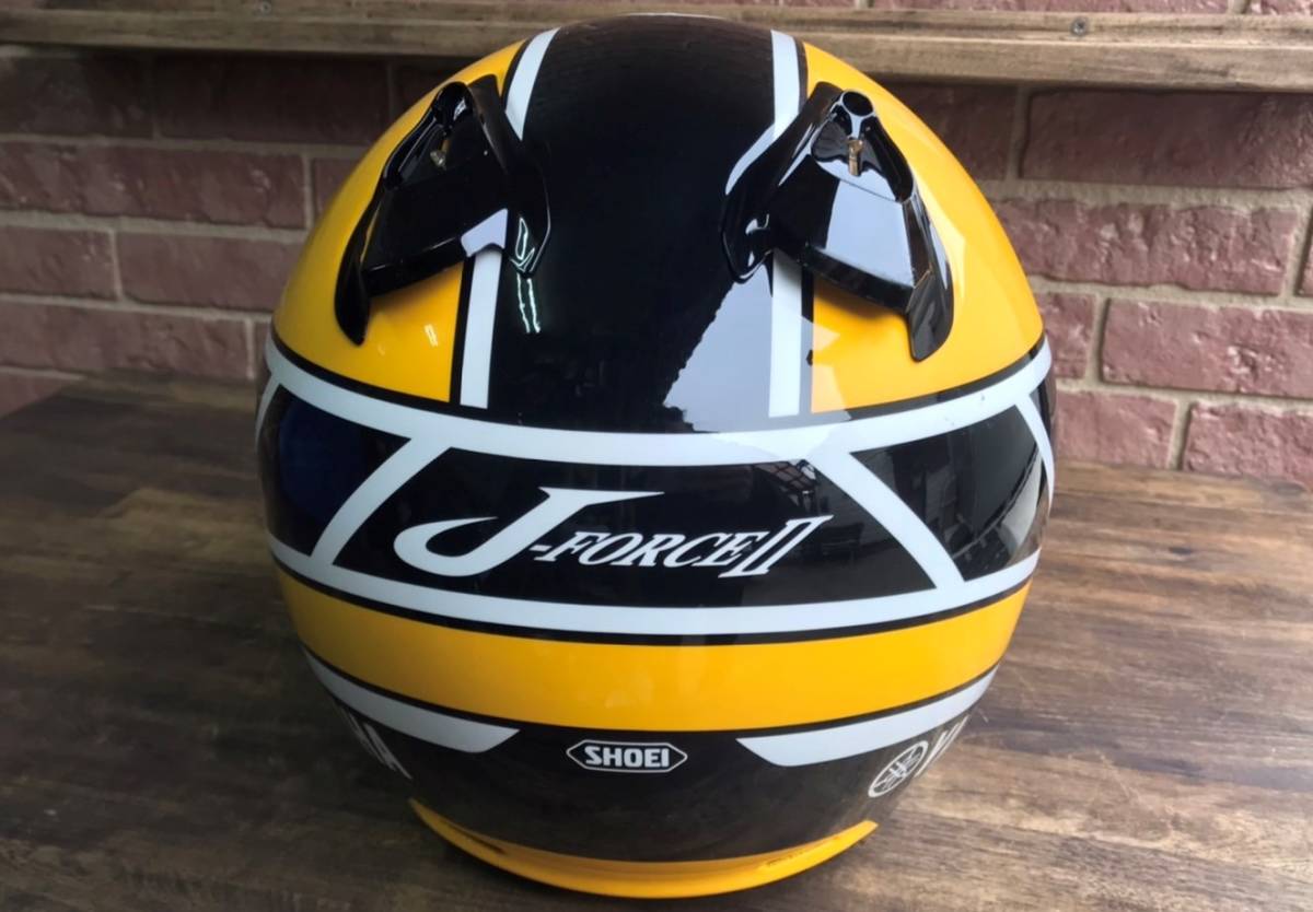 美品】【超希少】SHOEI J-FORCEⅡ Lサイズ YAMAHA ストロボカラー 付属 