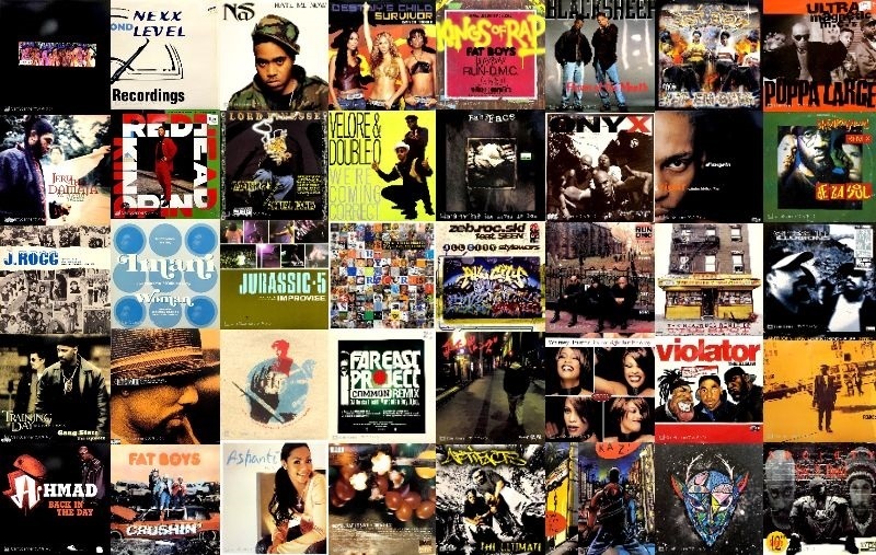 ◎1円スタート！HIPHOP・RAP・R&B 全般 中古レコード600枚まとめ買い