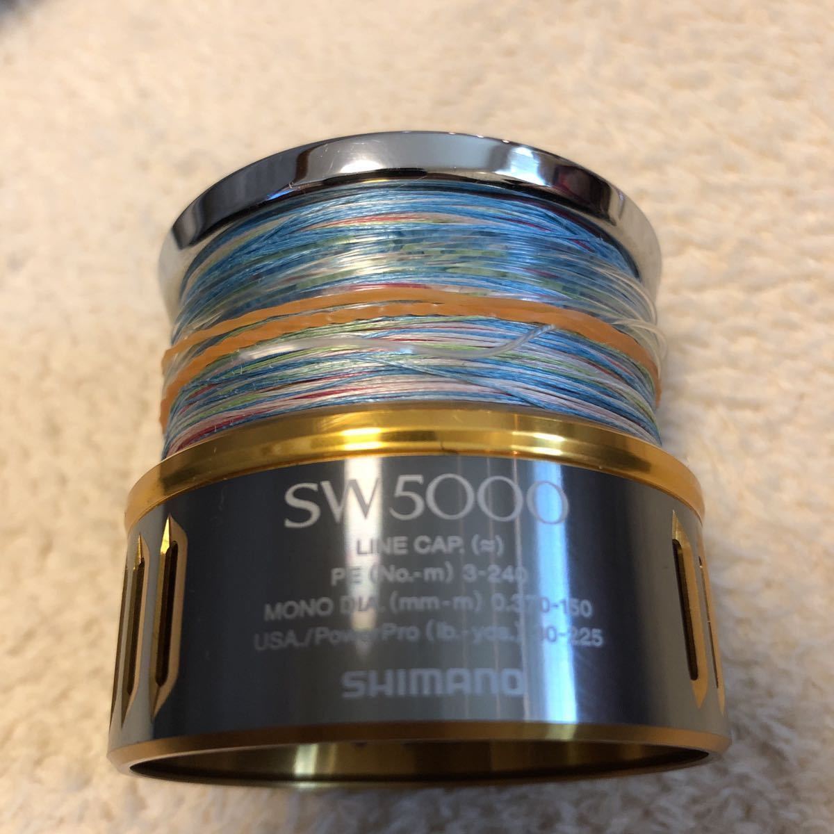 シマノ15ツインパワーSW5000HG スプール美品 0 ツインパワー シマノ