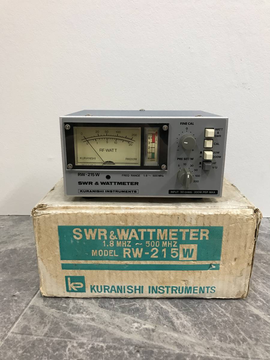 KURANISHI RW-215M SWR & WATTメーター Kuranishi RW-215M SWR Watt