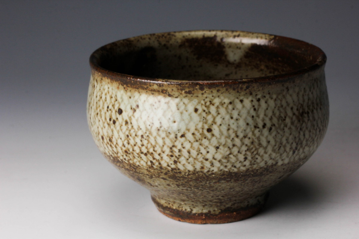 本物保証島岡達三 地釉縄文象嵌皿 共箱 栞 人間国宝 美品 地釉