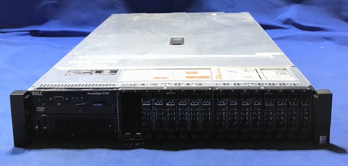 K4012408 DELL PowerEdge R730 1点【通電OK、本体のみ】
