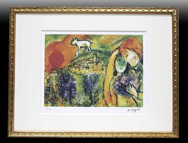 マルク・シャガール「Amoureux de Vence 49/150」 de Vence Amoureux