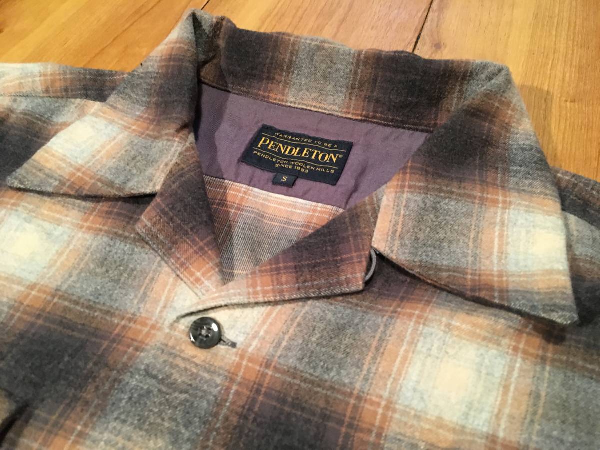 ☆100円スタート!USED【PENDLETON】OMBRE CHECK BOARD SHIRTS☆サイズ 